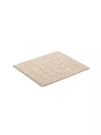VOSSEN | Tapis de bain EXCLUSIVE 55x65cm Bleu profond | beige